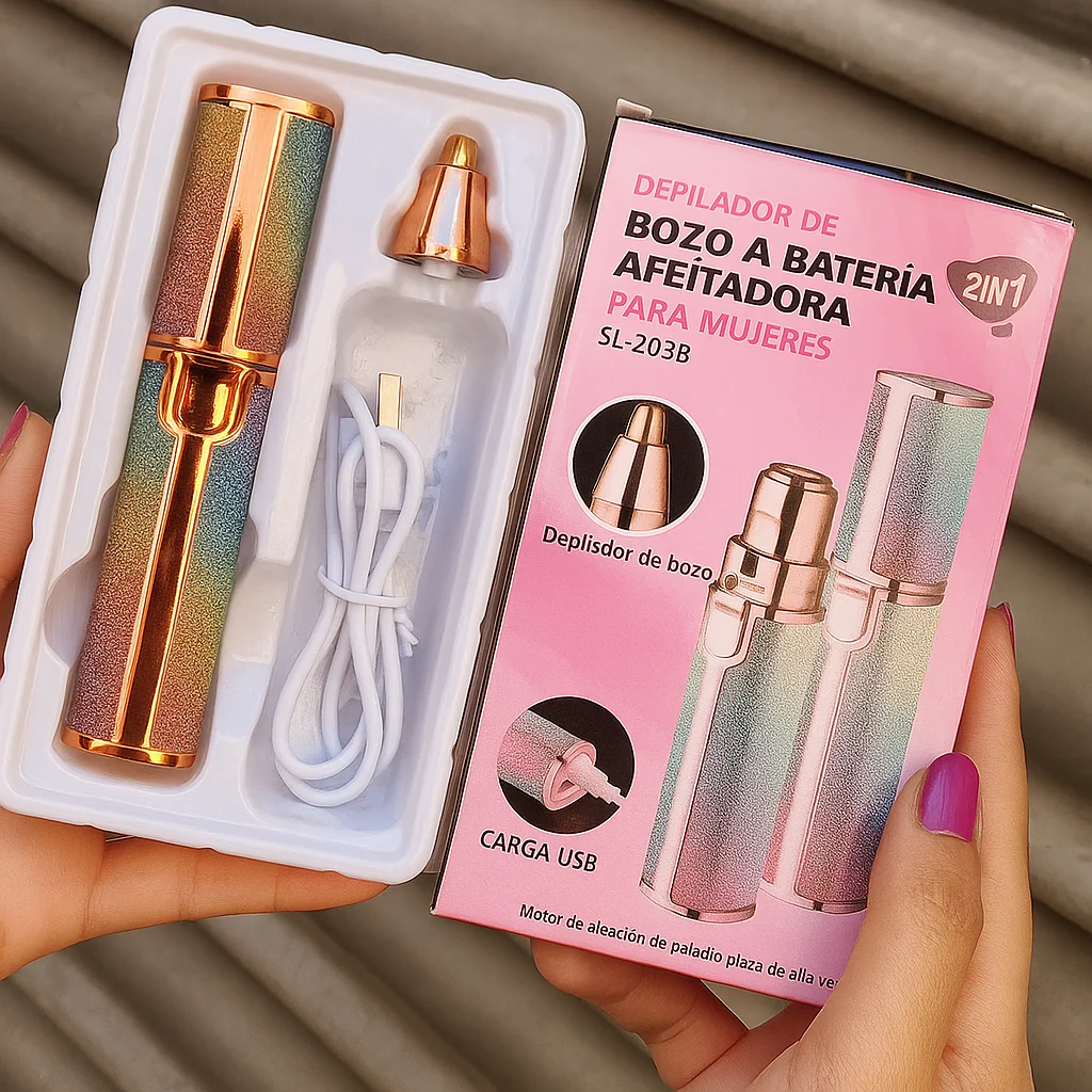 Depiladora Glam 2 en 1 – Suavidad instantánea y sin dolor